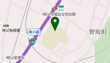 秩父市立南小学校の地図画像