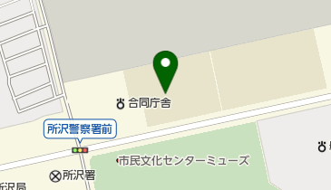 所沢市立並木小学校の地図画像