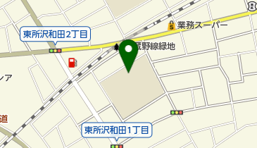 所沢市立和田小学校の地図画像