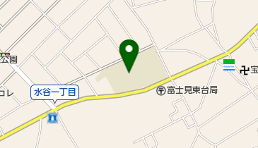 富士見市立水谷小学校の地図画像