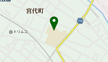 宮代町立東小学校の地図画像