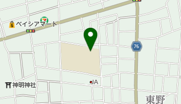 吉見町立東第一小学校の地図画像