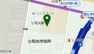 和光市立広沢小学校の地図画像