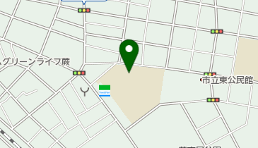 蕨市立東小学校の地図画像