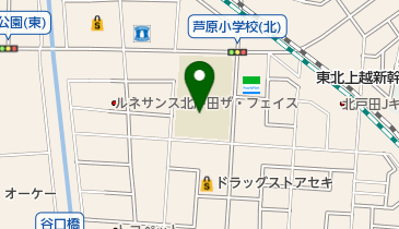 戸田市立芦原小学校の地図画像