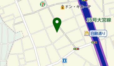 青いとり幼稚園の地図画像
