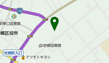 岩槻幼稚園の地図画像