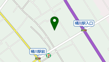 おけがわ幼稚園の地図画像
