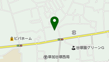 谷塚おざわ幼稚園の地図画像