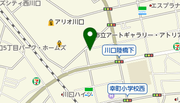 川口文化幼稚園の地図画像