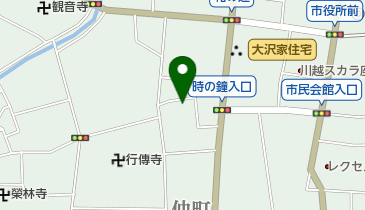 川越双葉幼稚園の地図画像