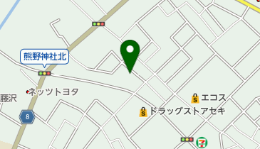 白梅幼稚園の地図画像
