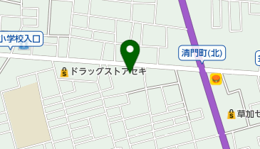 清門幼稚園の地図画像