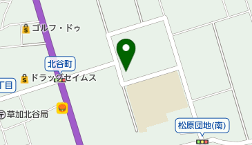 草加藤幼稚園の地図画像