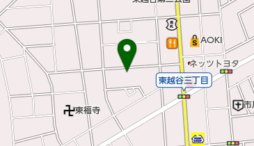 越谷保育専門学校の地図画像