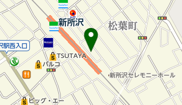 西武調理師専門学校の地図画像