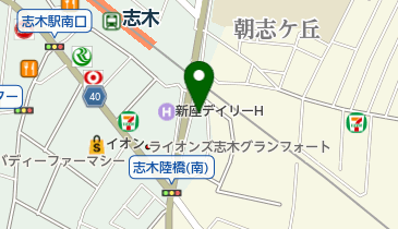 中央情報専門学校の地図画像