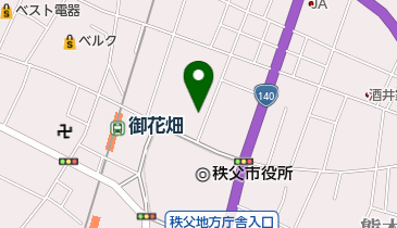 秩父看護専門学校の地図画像