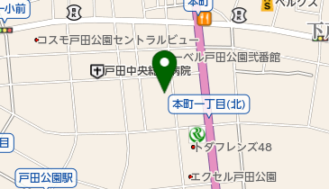 戸田中央看護専門学校の地図画像