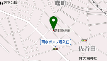 熊谷市立曙町保育所の地図画像