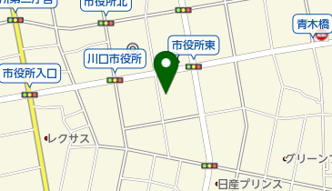 川口市立南青木保育所の地図画像