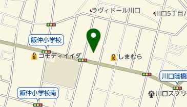 川口西保育園の地図画像