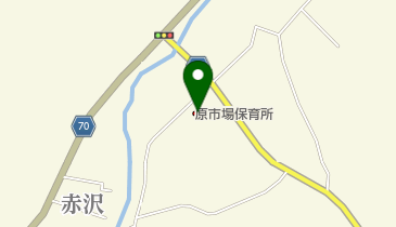 飯能市立原市場保育所の地図画像