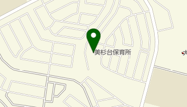 飯能市立美杉台保育所の地図画像