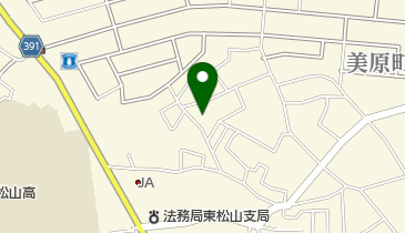 まつやま保育園の地図画像