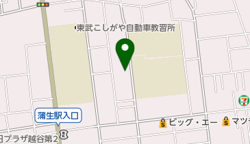 蒲生保育所の地図画像