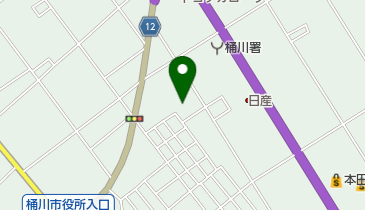 桶川市北保育所の地図画像