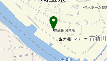 八潮市立古新田保育所の地図画像