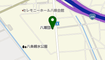 八潮市立八条保育所の地図画像