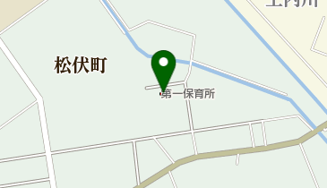 松伏町立第一保育所の地図画像