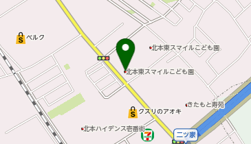 北本東スマイルこども園の地図画像