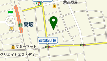 高坂ひまわり保育園の地図画像