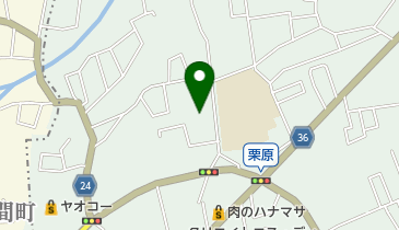 けやきの森保育園栗原園の地図画像