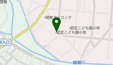 認定こども園小牧の地図画像