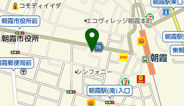 朝霞にじいろ保育園の地図画像