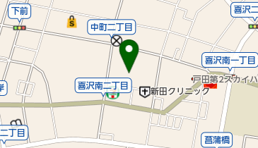 喜沢南保育園の地図画像