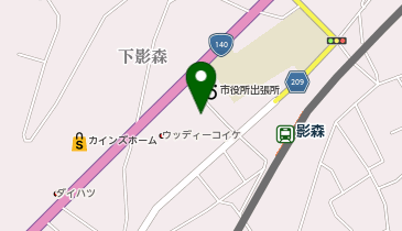 こもれびの森保育園の地図画像