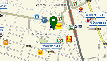 けやき保育園の地図画像