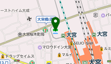 栄光ゼミナール高等部navio大宮校の地図画像