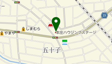本庄ハウジングステージの地図画像