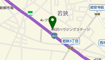 所沢ハウジングステージの地図画像