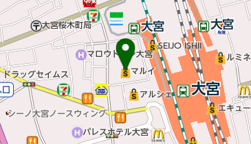 大宮マルイの地図画像