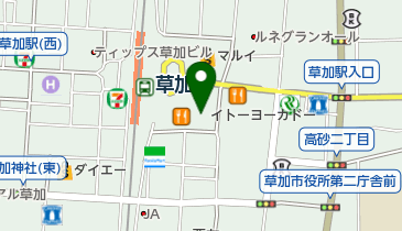 イトーヨーカドー草加店の地図画像