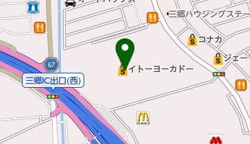 イトーヨーカドー三郷店の地図画像