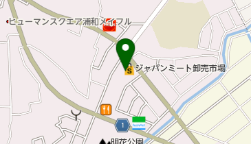 ジャパンミート卸売市場東浦和店の地図画像