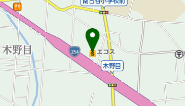 エコス木野目店の地図画像